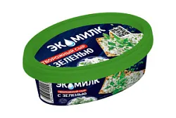 Сыр творожный с зеленью 60% 120г Экомилк (6)