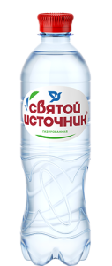 Вода минеральная газ. Святой Источник 0,5л ПЭТ