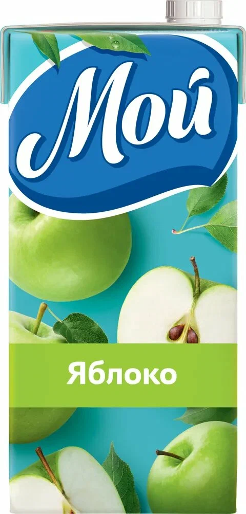 Сокосодержащий напиток Мой яблочный осветлённый 1,93л