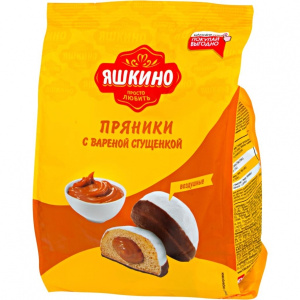 Пряники Яшкино с вареной сгущенкой 350г