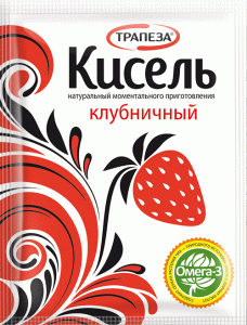 Кисель моментальный Клубника 20г Трапеза