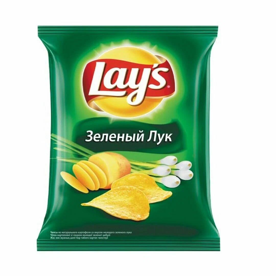 Чипсы Лейз зеленый лук 70г