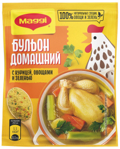 Приправа Магги Домашний бульон с курицей 75г