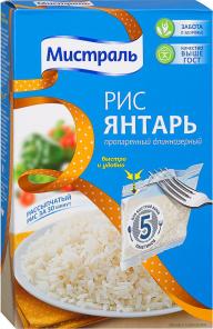 Крупа Рис Янтарь 5*80г Мистраль