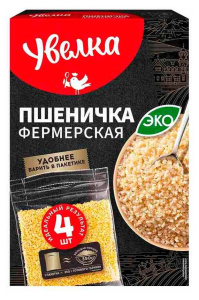 Крупа Пшеничная Фермерская вар/пак. 4*80г Увелка
