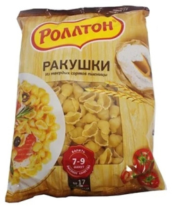 Макаронные изделия Ракушки гр.А в/с 400г Роллтон