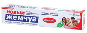 Зубная паста Новый Жемчуг Кальций 125мл