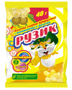 Кукурузные палочки Рузик 40г