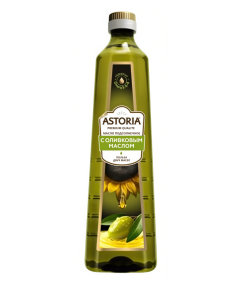 Масло подсолнечное  c добавлением оливкового Astoria 0,8л