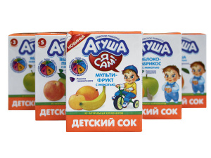 Сок детский Агуша 200г асс.