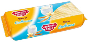 Вафли Яшкино Сливочные 300г