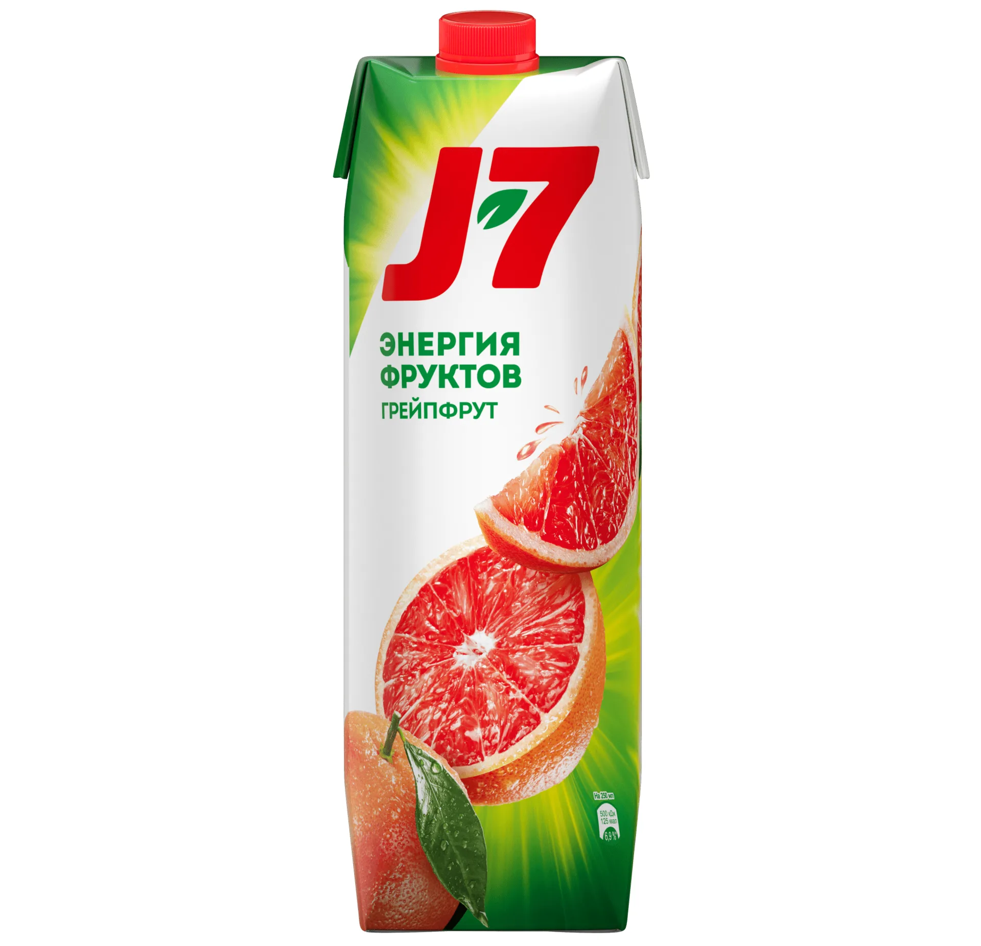 Нектар J7 Грейпфрут с мякотью 0,97л