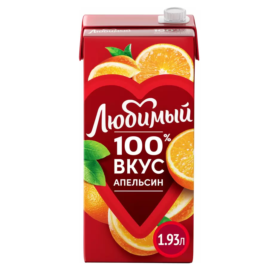 Напиток Любимый  Апельсин 1,93