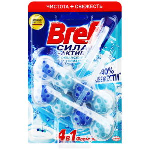 Средство д/унитаза Bref Сила-актив океанский бриз 51г