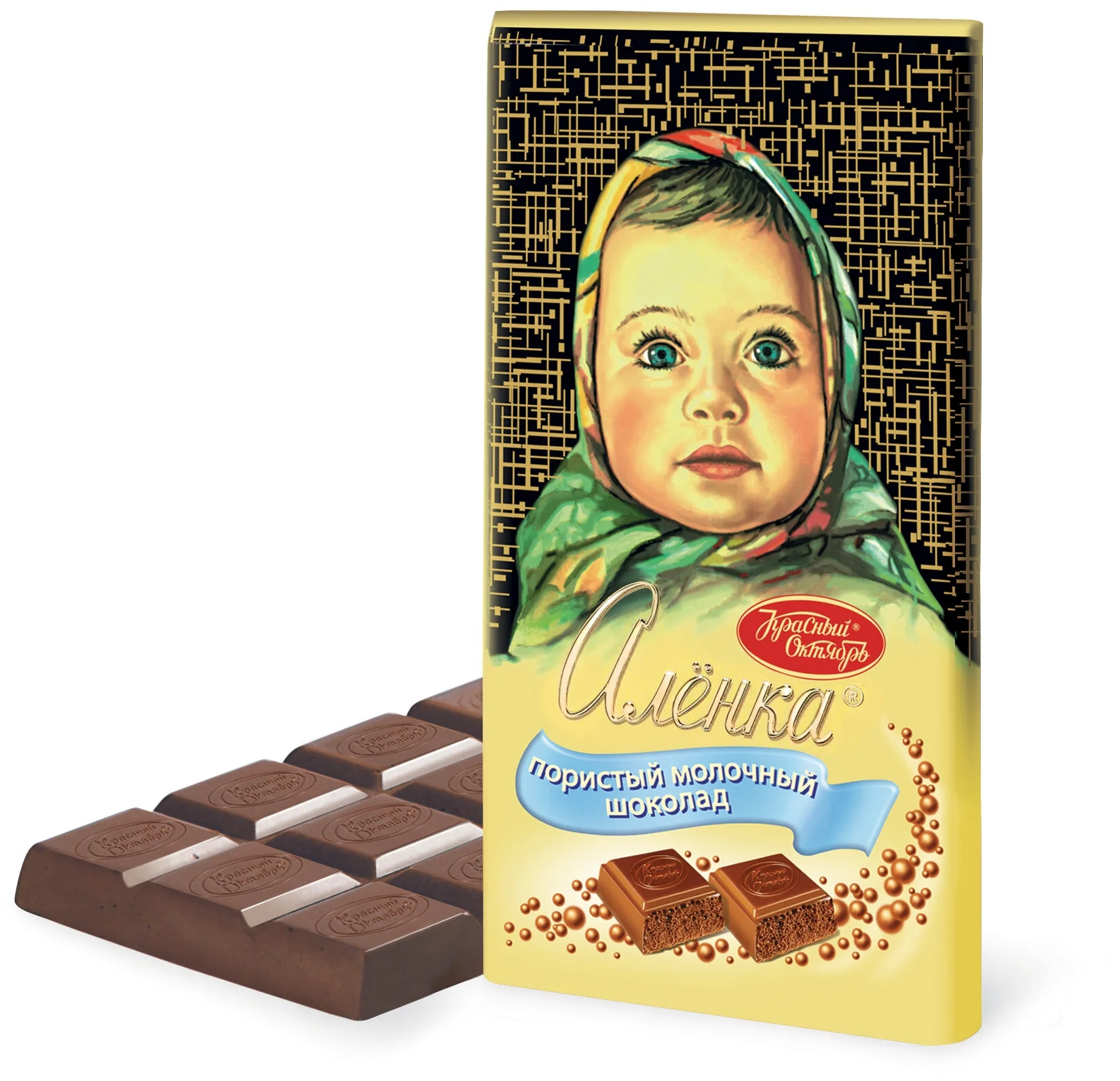 Шоколад Аленка пористый 90г  Кр.Окт.