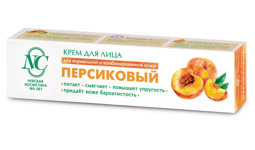 Крем для лица Персиковый 40мл(36) Невская косметика