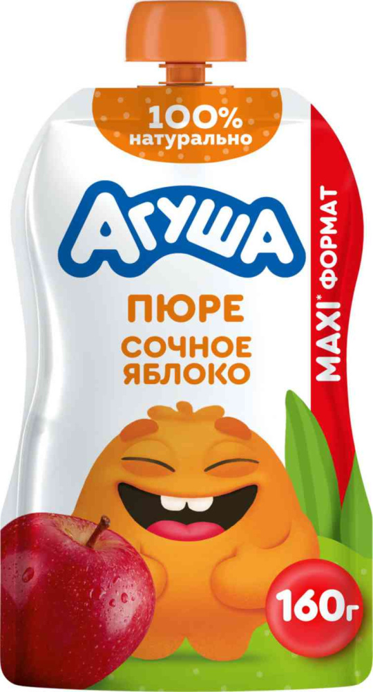 Агуша пюре 160гСочное яблоко