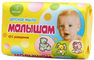 Мыло Детское Малышам 90г Весна