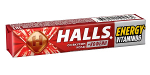 Леденцы HALLS вкус колы 25г