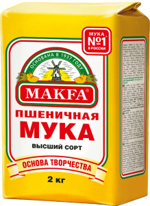 Мука в/с Макфа хлебопекарная 2кг