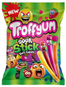 Жевательные палочки Troffyum sour кислый микс150г