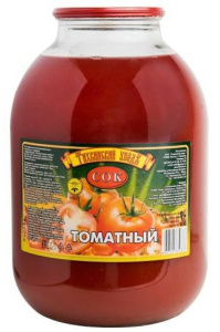 Сок Томатный ГОСТ 3л