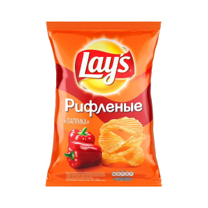 Чипсы Лейз рифл. паприка 70г