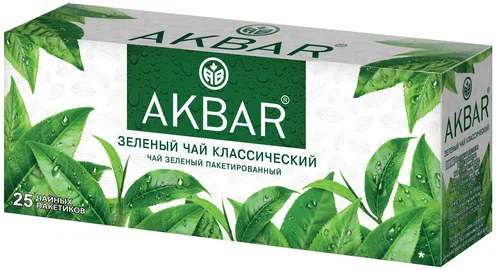 Чай Акбар Зеленый 25пак