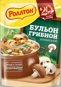 Бульон Грибной домашний Роллтон 90г