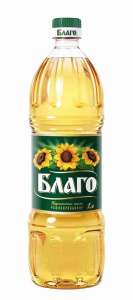 Масло подсолнечное р/д Благо 1л