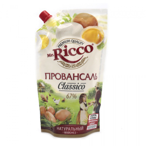 Майонез Mr. Ricco Провансаль 67% 400мл