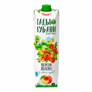 Нектар Сады кубани Яблочно-персиковый д/пит 1л