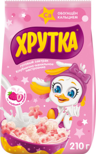 Готовый Завтрак Хрутка Клубника Ваниль 210г