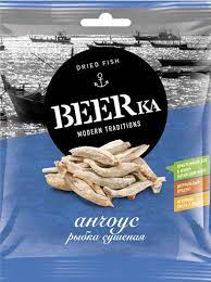 Рыбка Анчоус-столефорус тушка потрош BEERKa 25г БМ314
