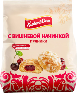Пряники С вишневой начинкой 300г Хлеб.дом