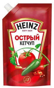 Кетчуп Хайнц Острый 320г сашет