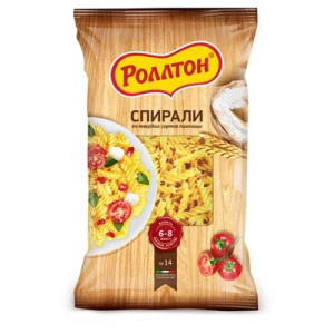 Макаронные изделия Спирали гр.А в/с 400г Роллтон