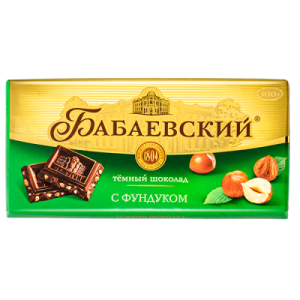 Шоколад Бабаевский Темный с фундуком 90г Обьединен.Конд.