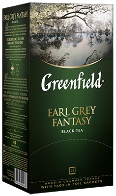   .Greenfield Earl Grey Fantasy black tea   2*25  427 