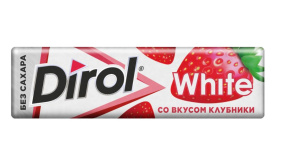 Жевательная резинка Dirol WHITE Клубника 13,6г