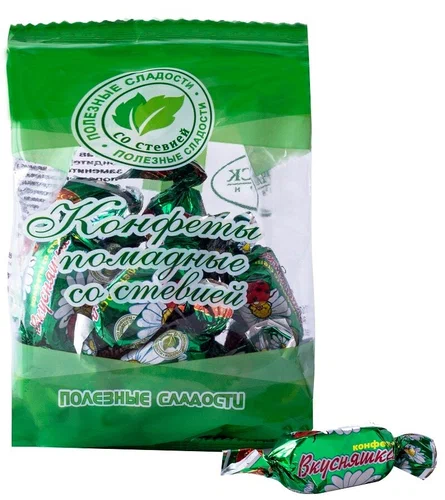 Конфеты Вкусняшка со стевией 185г