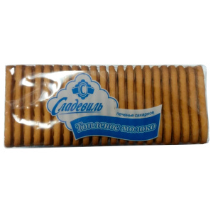 Печенье сахарное Топленое молоко (эконом фасовка) 240г Сладевиль