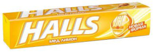 Леденцы HALLS мед/лимон 25г