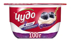 Десерт 4,2% творож.Чудо черника 100г БЗМЖ "ВБД"
