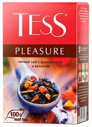 Чай Tess листовой Pleasure black 100г 588