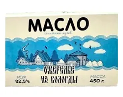 Масло раст.со слив.82,5% "На деревенском молоке" (Ожерелье) 450г (12)