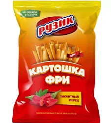 Картошка фри Рузик пикантный перец 60г