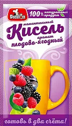 Кисель моментальный плодово-ягодный 30гр Preston