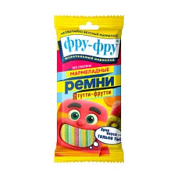 Мармелад жевательный Фру-фру мармеладные ремни 80г