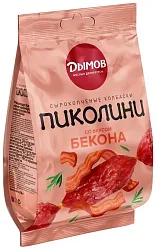Колбаски Пиколини со вкусом Бекона с/к, з/с ст.50гр._120 сут Дымов